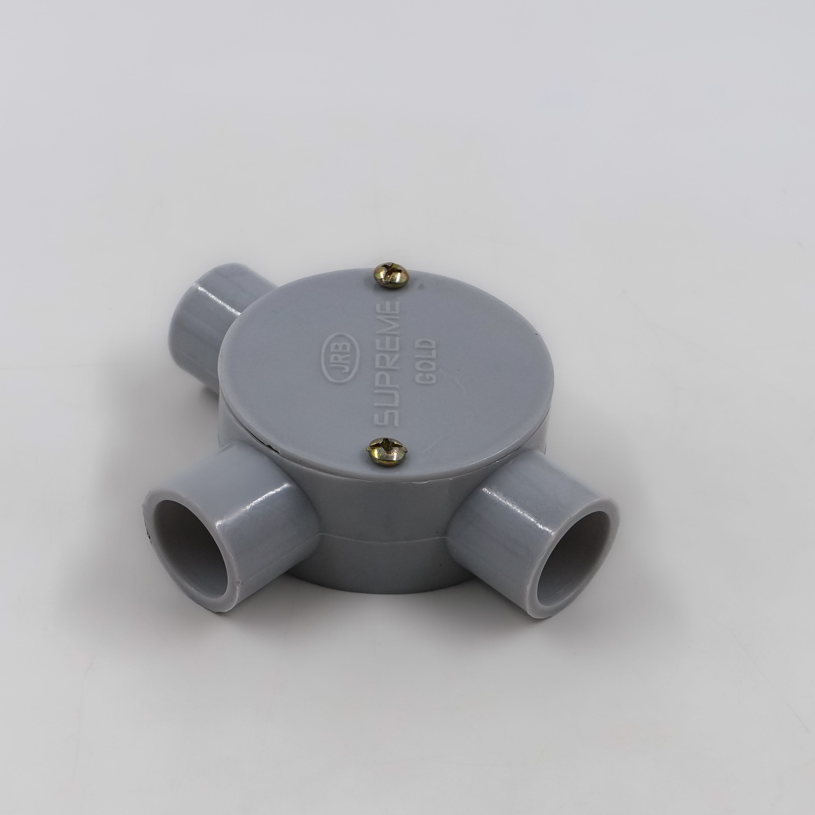 JRB Suppreme - 19Mm Conduit Junction Box 3 Way (Gray)